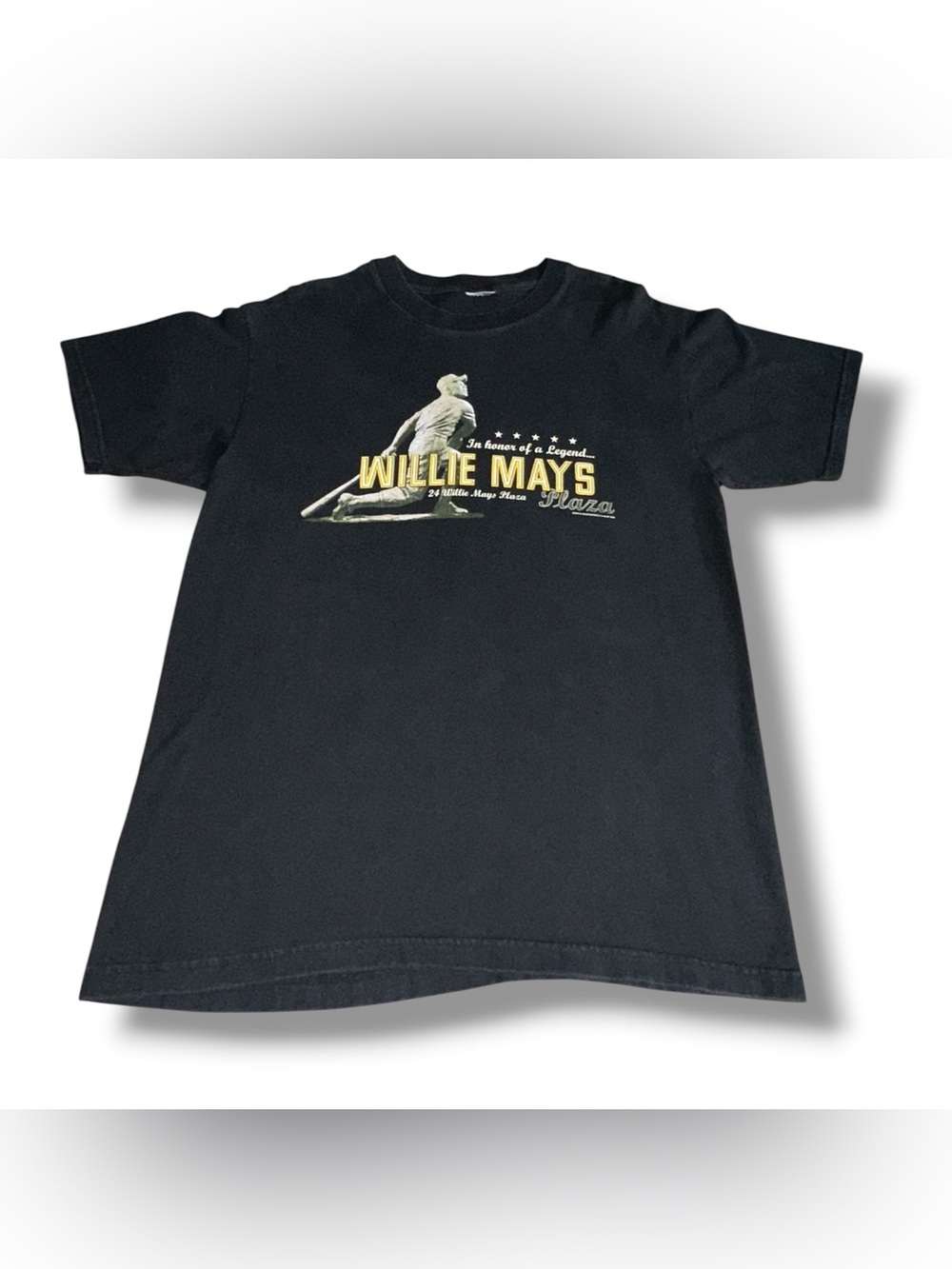 Men’s Unknown Brand 2000 Willie Mays Plaza T-Shirt